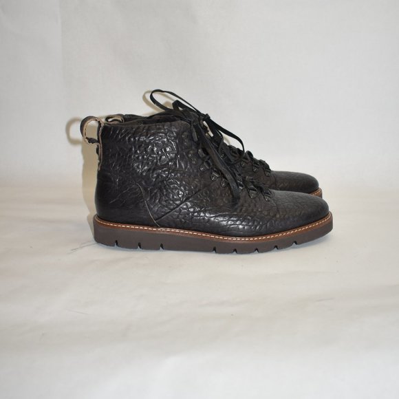 $400 Ross & Snow Stefano Hiking Boot with Genuine Shearling Insole BLACK 9 (ME1) main image 9